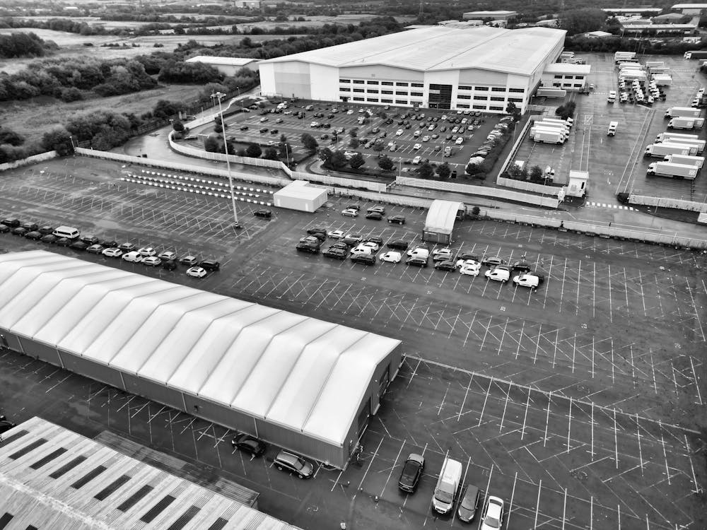 Industrial manufacturing facility with 3D printing and CNC equipment